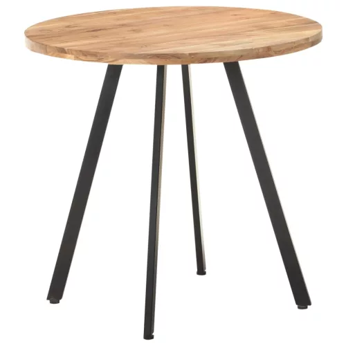 Tömör akácfa étkezőasztal 80 cm
