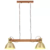 Sárgaréz színű ipari függőlámpa 25 W 109 cm E27