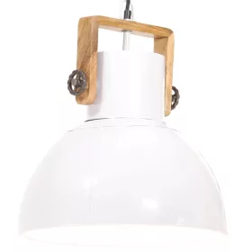 Kerek fehér ipari függőlámpa 25 W 40 cm E27