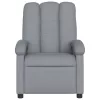 Világosszürke szövet relaxfotel