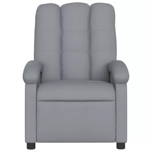 Világosszürke szövet relaxfotel