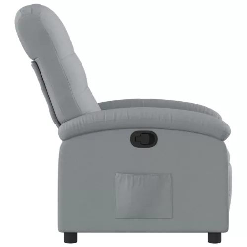Világosszürke szövet relaxfotel