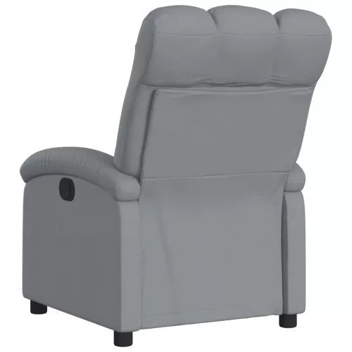 Világosszürke szövet relaxfotel