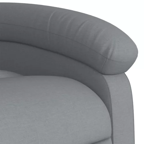 Világosszürke szövet relaxfotel