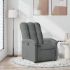 Sötétszürke szövet relaxfotel