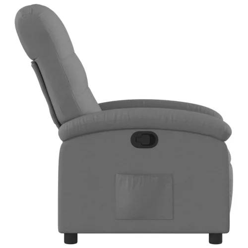 Sötétszürke szövet relaxfotel