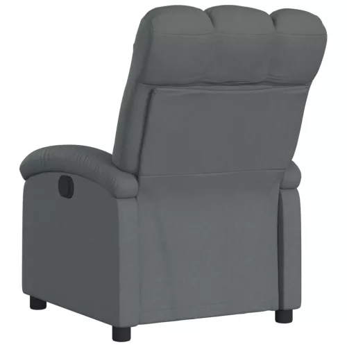 Sötétszürke szövet relaxfotel