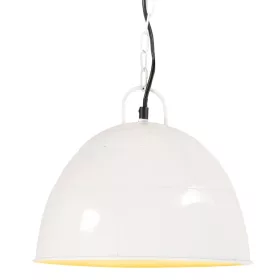Kerek fehér ipari vintage függőlámpa 25 W 31 cm E27