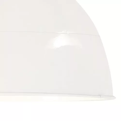 Kerek fehér ipari vintage függőlámpa 25 W 31 cm E27