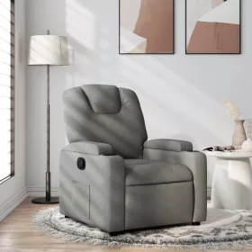 Sötétszürke szövet relaxfotel