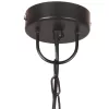 Kerek fekete ipari függőlámpa 25 W 32 cm E27