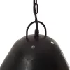 Kerek fekete ipari függőlámpa 25 W 32 cm E27