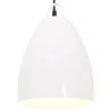 Kerek fehér ipari függőlámpa 25 W 32 cm E27