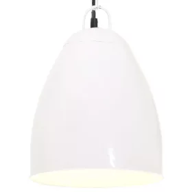 Kerek fehér ipari függőlámpa 25 W 32 cm E27