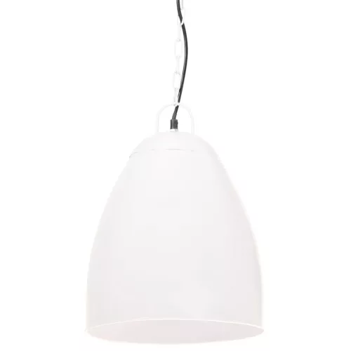 Kerek fehér ipari függőlámpa 25 W 32 cm E27
