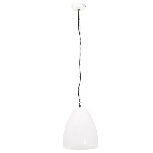Kerek fehér ipari függőlámpa 25 W 32 cm E27