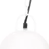 Kerek fehér ipari függőlámpa 25 W 32 cm E27