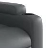 Szürke műbőr relaxfotel