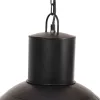 Kerek fekete függőlámpa 25 W 48 cm E27