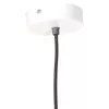 Kerek fehér függőlámpa 25 W 28,5 cm E27