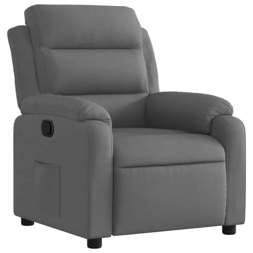 Sötétszürke szövet relaxfotel