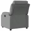 Sötétszürke szövet relaxfotel