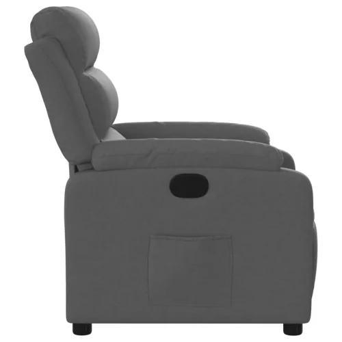 Sötétszürke szövet relaxfotel