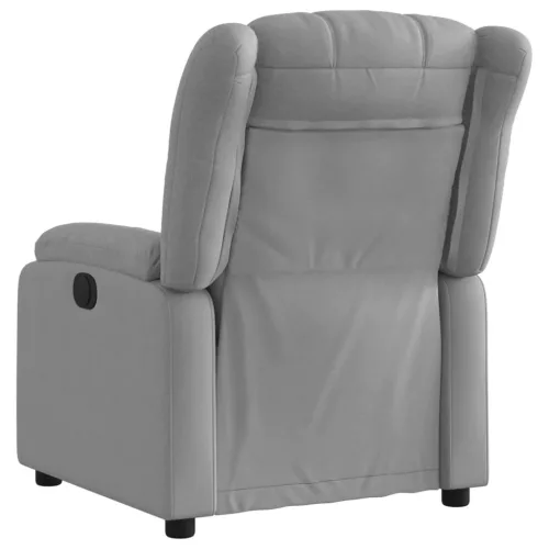 Világosszürke szövet relaxfotel