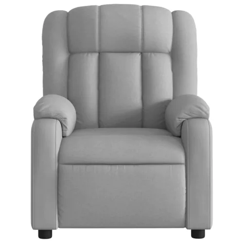 Világosszürke szövet relaxfotel