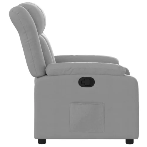 Világosszürke szövet relaxfotel