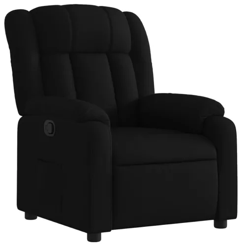 Fekete szövet relaxfotel