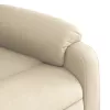 Krémszínű szövet dönthető fotel