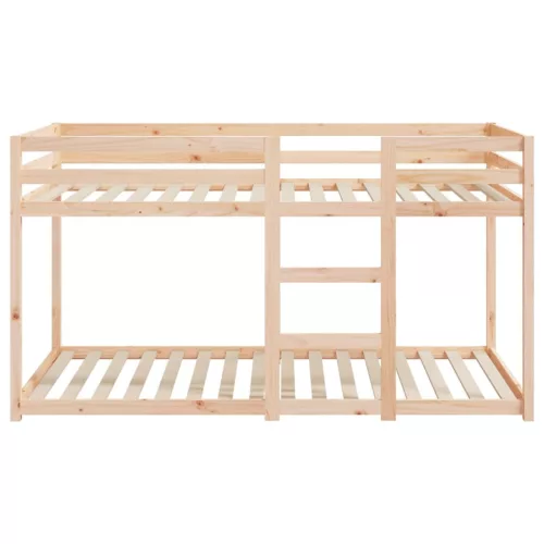 Tömör fenyőfa emeletes ágy matrac nélkül 90 x 200 cm