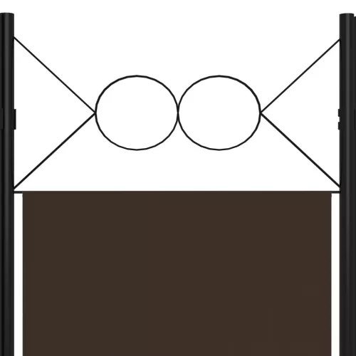 Barna 5 paneles paraván 200 x 180 cm