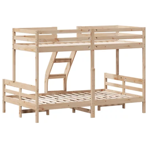 Tömör fenyőfa emeletes ágy 90x200/120x200 cm