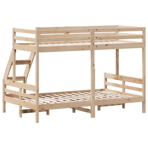 Tömör fenyőfa emeletes ágy 80x200/120x200 cm