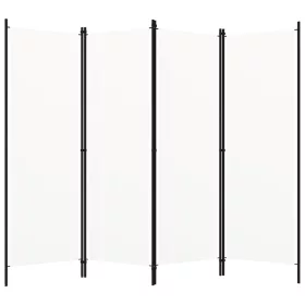 Fehér 4 paneles paraván 200 x 180 cm