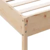 Tömör fenyőfa ágy matrac nélkül 75 x 190 cm