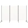 Fehér 3 paneles szövetparaván 260x180 cm