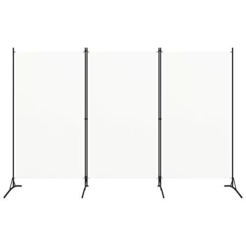 Fehér 3 paneles szövetparaván 260x180 cm