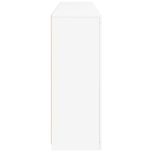 Fehér tálalószekrény LED-világítással 162 x 37 x 100 cm