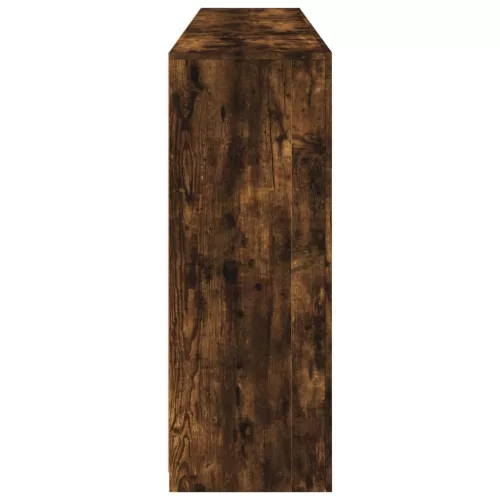 Füstös tölgy színű tálalószekrény LED-ekkel 181,5 x 37 x 100 cm