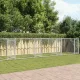 Szürke horganyzott acél kutyaketrec ajtókkal 10 x 2 x 1,5 m