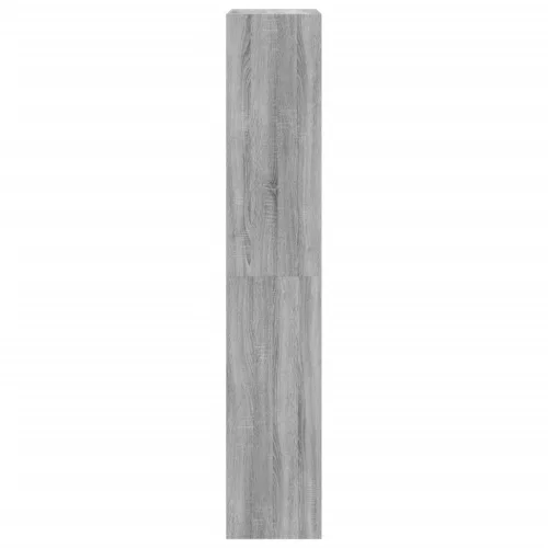 Szürke sonoma cipőszekrény 4 kihajtható fiókkal 60x34x187,5 cm