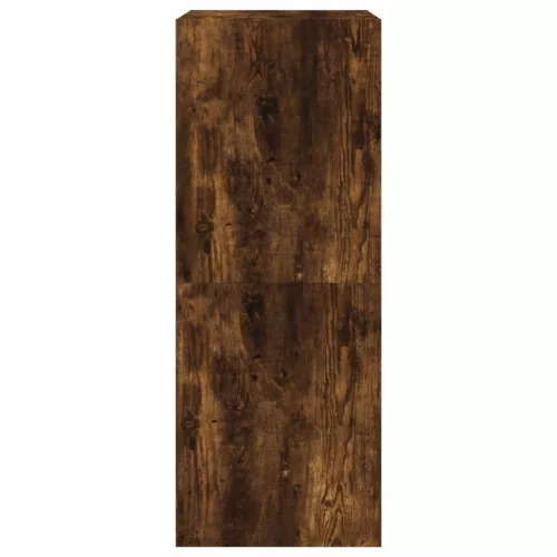 Füstös tölgy cipőszekrény 2 kihajtható fiókkal 80x42x108 cm