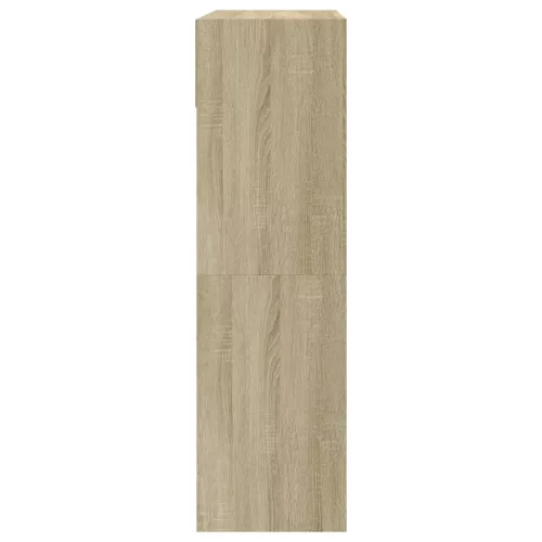 Sonoma tölgy cipőszekrény 2 kihajtható fiókkal 80 x 34 x 116 cm