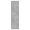 Betonszürke cipőszekrény 2 kihajtható fiókkal 80 x 34 x 116 cm