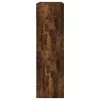 Füstös tölgy cipőszekrény 2 kihajtható fiókkal 80x34x116 cm