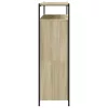 Sonoma tölgy cipőszekrény 4 kihajtható fiókkal 100x34x112 cm