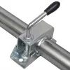 Utánfutó-orrkerék 2 tartócsővel és 3 osztott bilinccsel 48 mm